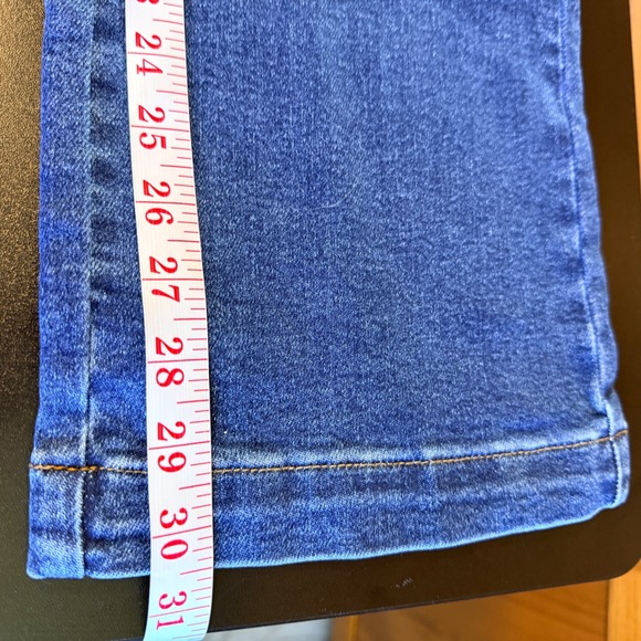 Judy Blue Wide Leg Cargo Jeans Size  5/27 Dark Blue NWT JB88725 DK High Waist - Picture 9 of 11